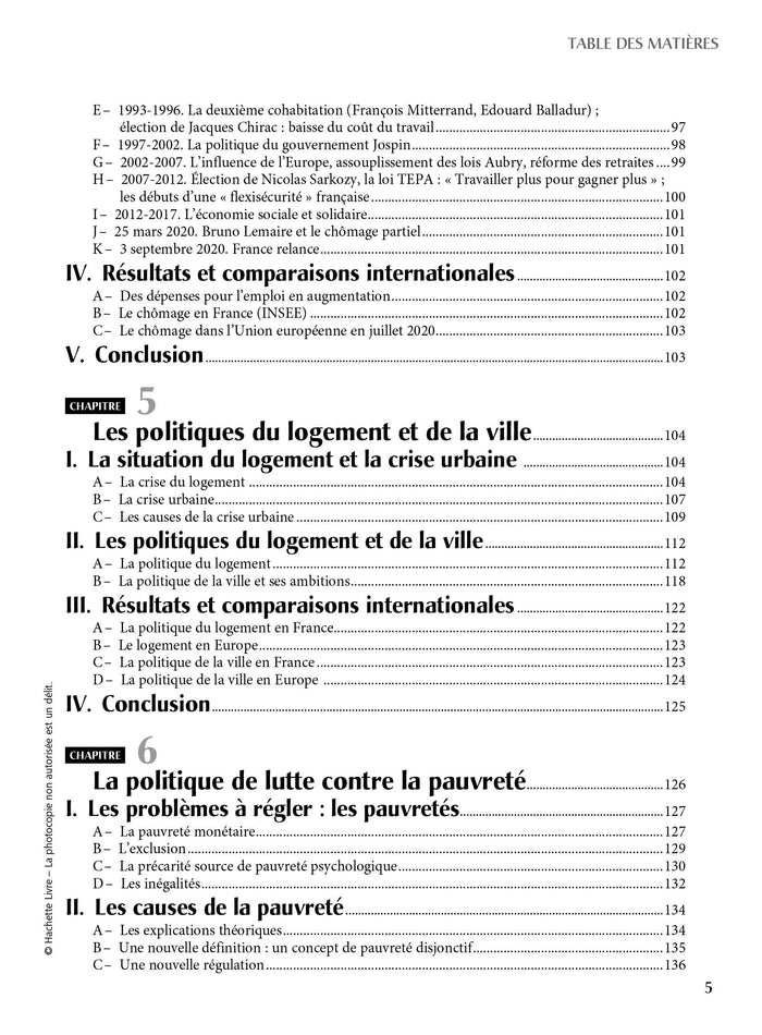 Les politiques sociales en France