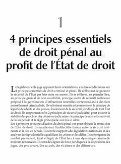 Fondamentaux - Les 7 principes du droit pénal