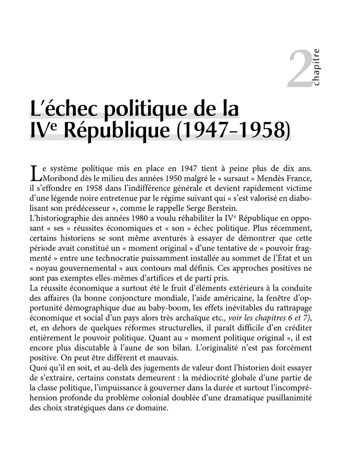 Fondamentaux - La France depuis 1945