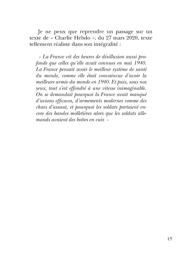 La mascarade démasquée