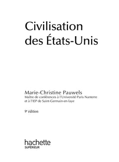 Fondamentaux - Civilisation des États-Unis en synthèse