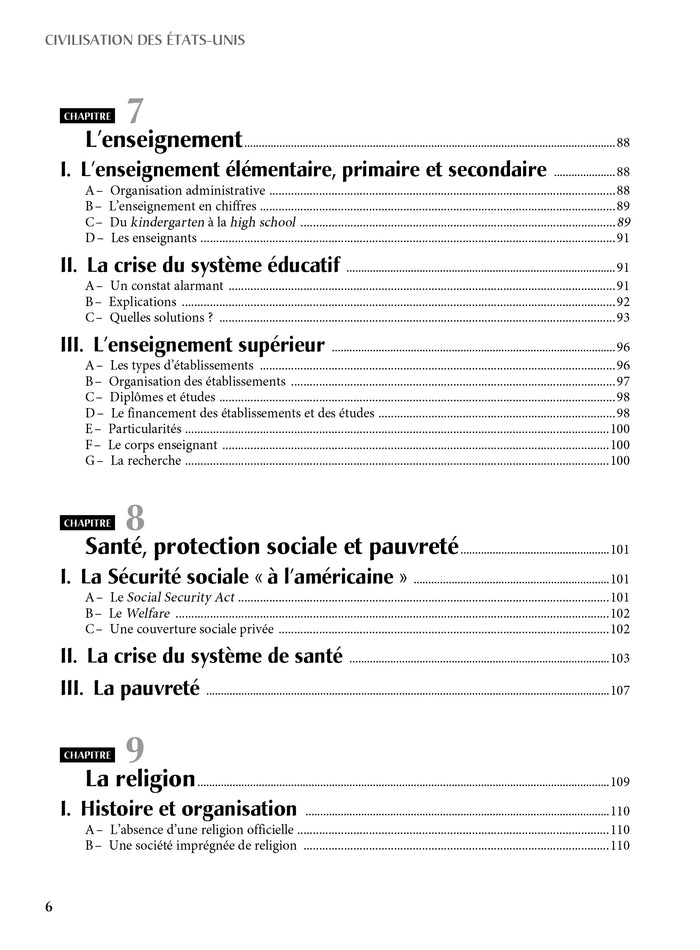 Fondamentaux - Civilisation des États-Unis en synthèse