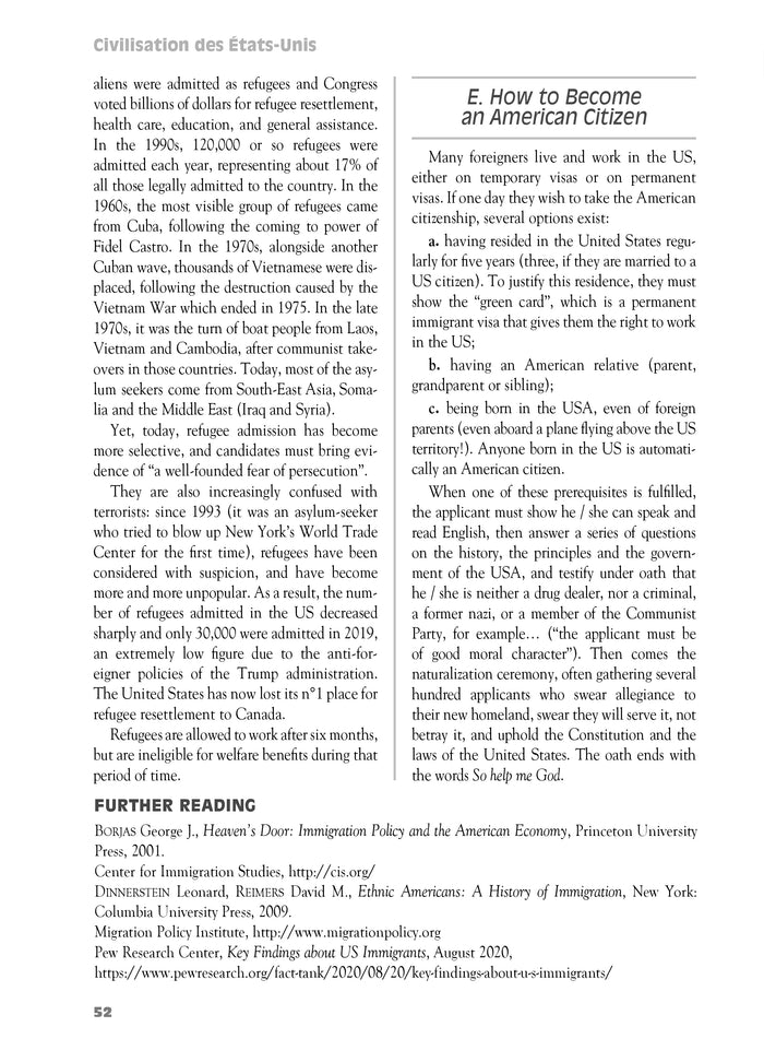 HU - Civilisation des États-Unis