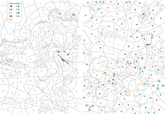 Mon cahier de coloriages magiques Gigantosaurus