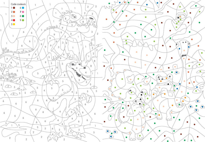 Mon cahier de coloriages magiques Gigantosaurus