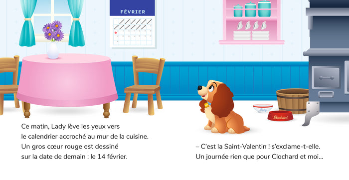 Lady fête la Saint-Valentin