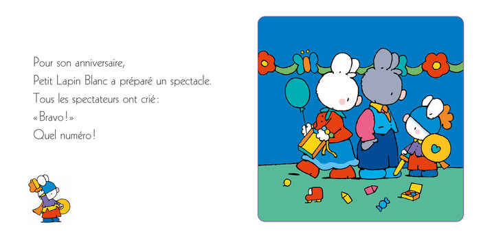 Petit Lapin Blanc sait tout faire