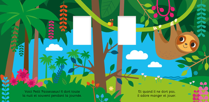 Mon livre peluche paresseux