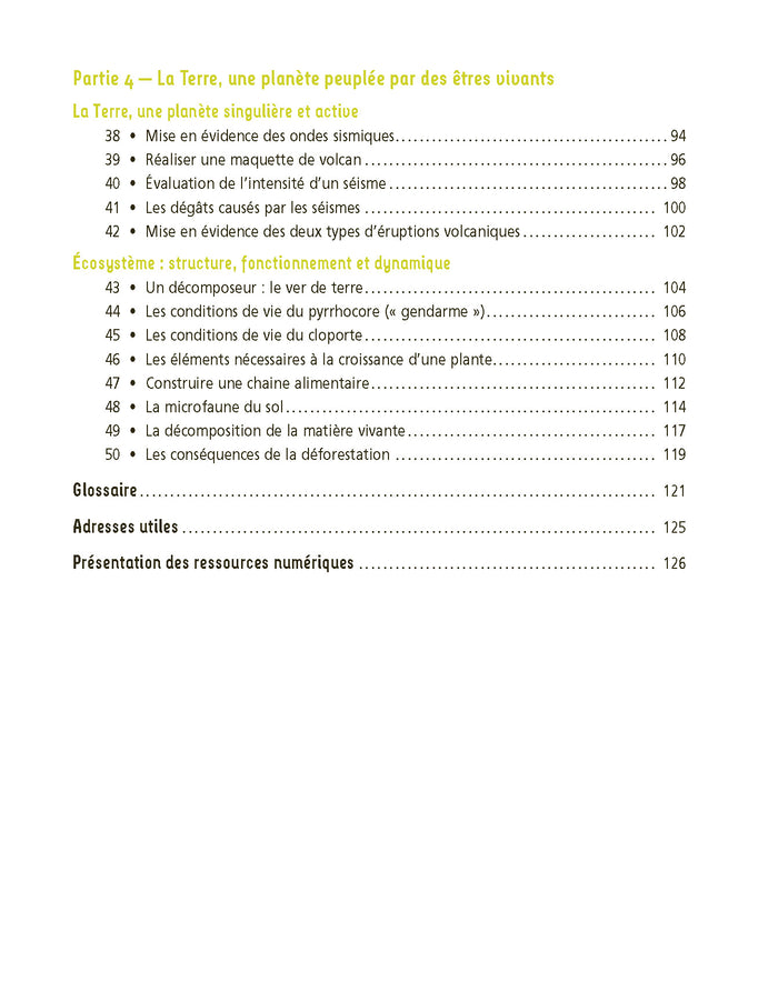50 expériences en sciences faciles à réaliser CM + Ressources numériques