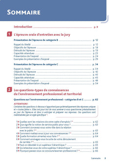 150 questions pour s'entrainer à l'oral 2024-2025 - Concours Catégorie B et C