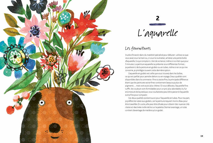 S'amuser avec l'aquarelle