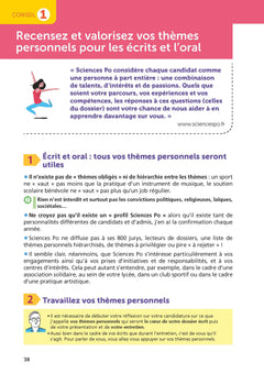 Mission Sciences Po Paris - Terminale - Dossier Parcoursup + Oral d'admission