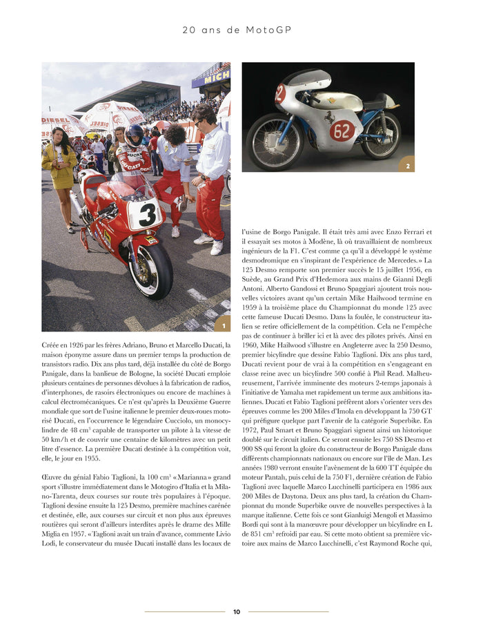 Moto Ducati: 20 ans de Moto GP