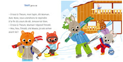 Timoté fait du ski
