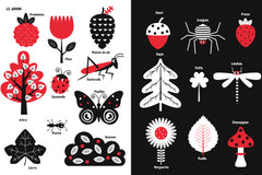 Je découvre le monde en noir, blanc et rouge