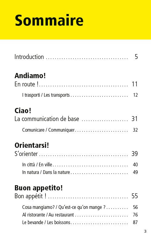 Guide de conversation visuel - L'italien pour les Nuls