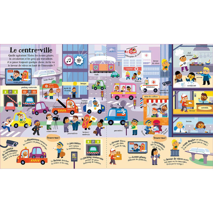 Mon cherche et trouve sonore 200 sons dans la ville