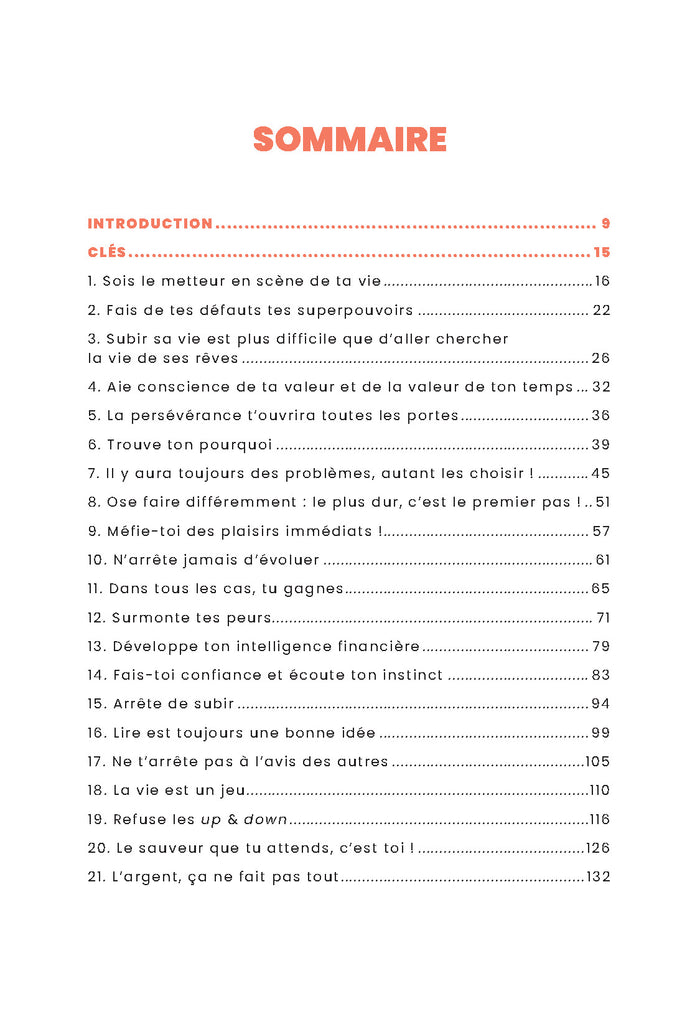 Tout ce que j'aurais aimé savoir