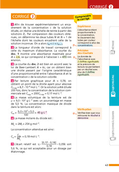 Annales Bac Physique Chimie Term. 2026 - Corrigé