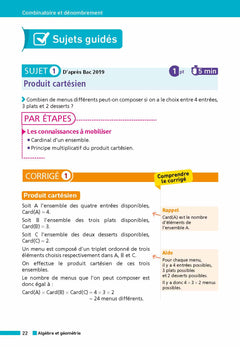 Annales ABC du BAC 2025 - Maths Tle - Sujets et corrigés - Enseignement de spécialité Terminale - Epreuve finale - Corrigé