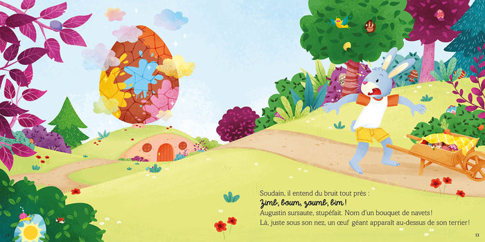 Augustin et l'oeuf de Pâques géant