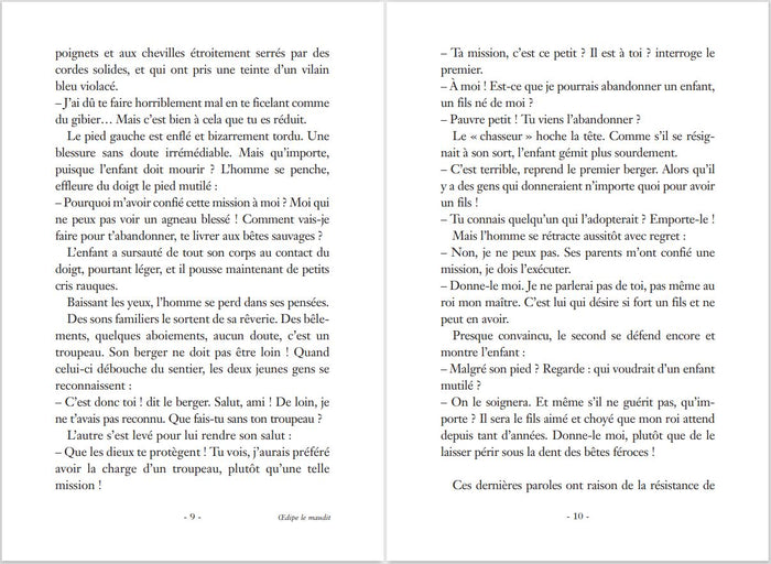 Oedipe le maudit - Histoire noire mythologie N01