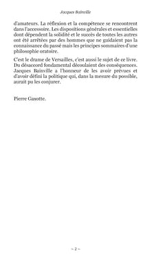 Les conséquences politiques de la paix