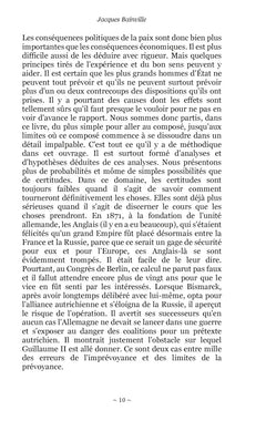 Les conséquences politiques de la paix
