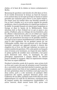 Les conséquences politiques de la paix