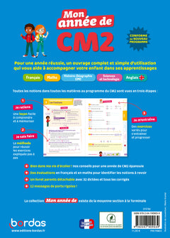 Mon Année de CM2 - des leçons, de la méthode et des exercices pour réussir l'année de CM2 - Nouveaux programmes 2026