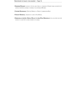 Réenchanter le travail c'est possible