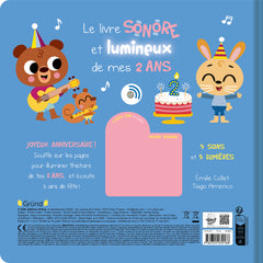 Le livre sonore et lumineux de mes 2 ans
