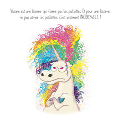 La licorne qui n'aimait pas les paillettes