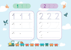 Mes grandes fiches d’entraînement effaçables - Écriture - Maternelle