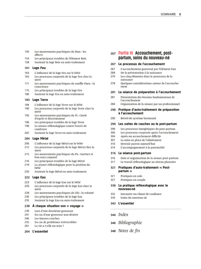 Maternité et réflexologie selon la tradition chinoise