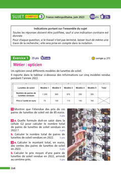 Annales Brevet 2025 Maths - Corrigé