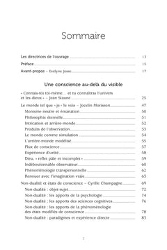 Les dimensions invisibles de la conscience