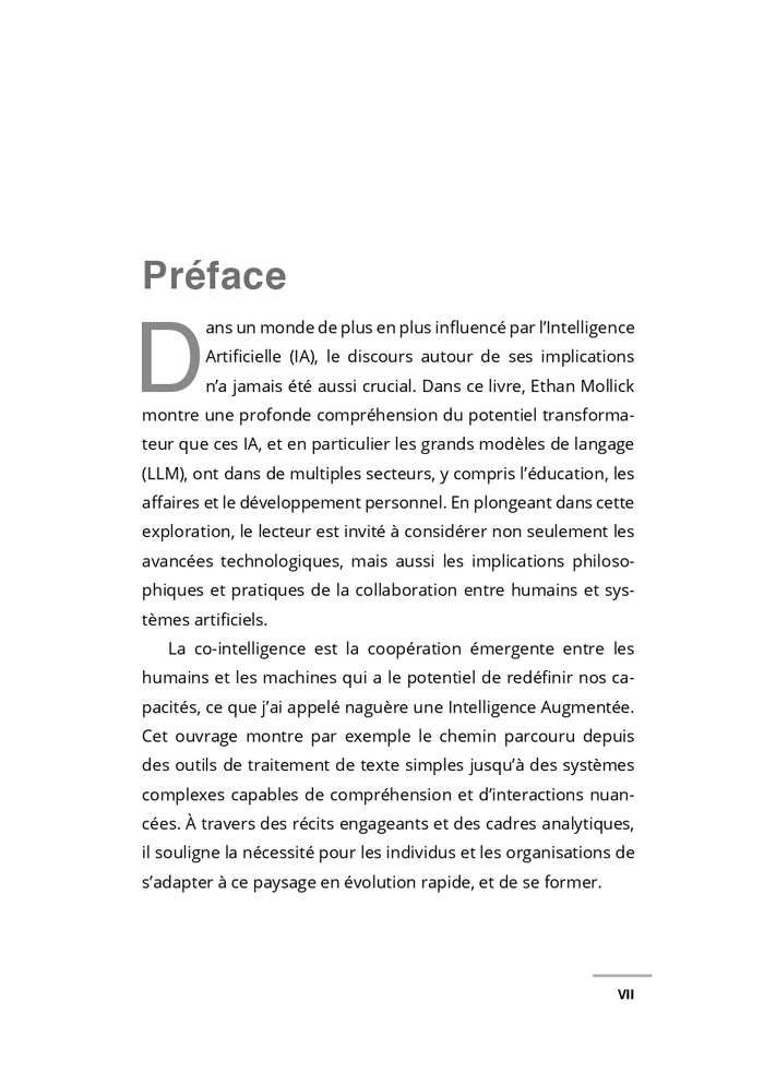 Co-intelligence - Vivre et travailler avec l'IA