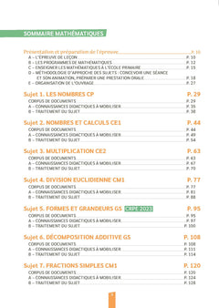 Réussir mon CRPE épreuve oral Français Maths 2025