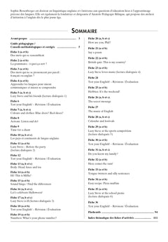 Anglais Cycle 3 Niveau 1