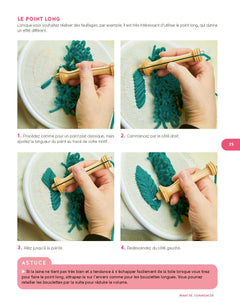 Punch needle créative en volume - Un livre pour tout savoir, pratique et accessible à tous