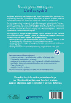 L'oral au cycle 3