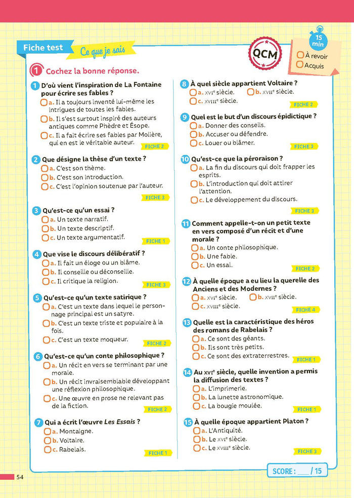 ABC Réussite Français 1re 2025