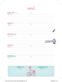 Joyeux journal 2025 - Agenda