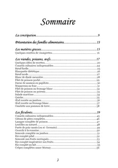 Recettes et menus pour la constipation