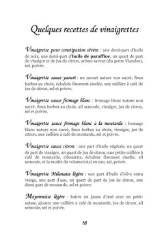 Recettes et menus pour la constipation