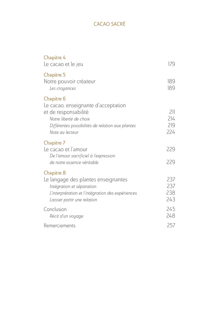 Cacao sacré - Le chemin qui mène au coeur
