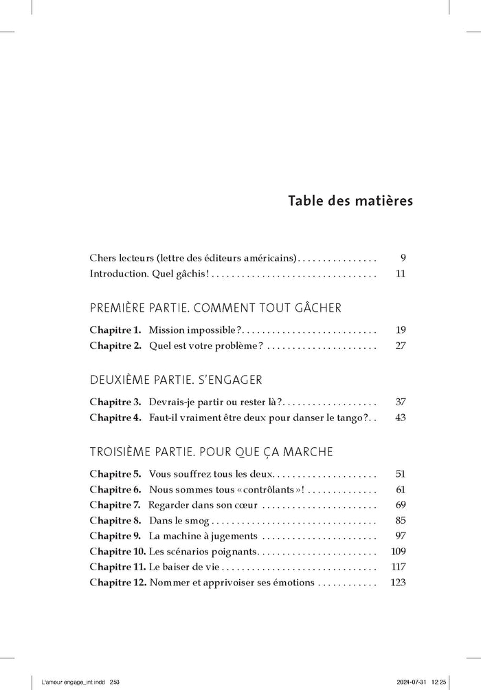 L'amour engagé - Améliorez votre relation amoureuse grâce à la thérapie ACT