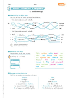 Fluence + fluidité CE1-CE2 + ressources numériques