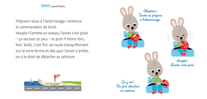 Timoté prend l'avion